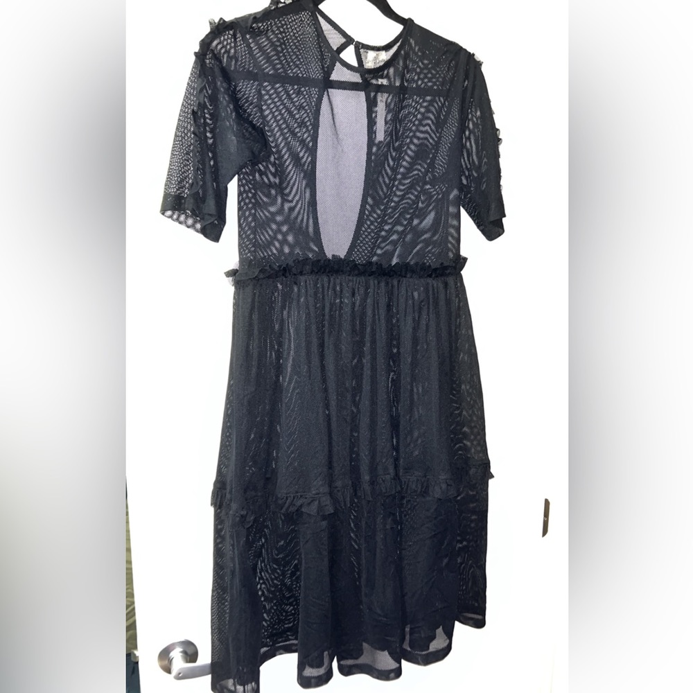 Sheer cover up dress